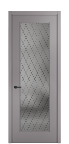 Дверь межкомнатная Плэйн 1 Цвет Ирис Покрытие ЭМАЛИ Эмаль Наличник L 50 Цена 48284