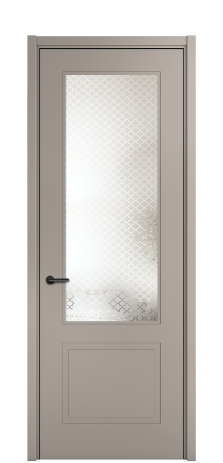 Дверь межкомнатная Плэйн 2 Цвет Какао Покрытие ЭМАЛИ Эмаль Наличник  L 50 Цена 46836