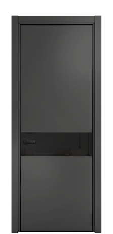 Дверь межкомнатная Ветро 11 Цвет Антрацит Покрытие ЭМАЛИ Эмаль Наличник L 75 Цена 50135