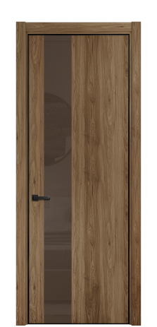 Дверь межкомнатная Ветро 14 Цвет Орех классический Покрытие ПВХ ПОД ДЕРЕВО Наличник L 75 Цена 36319