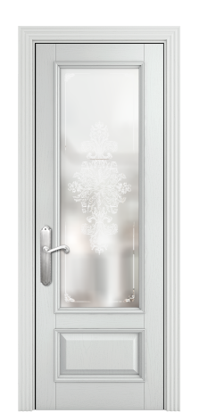 Дверь межкомнатная Россо 2 DO Цвет Ясень Облачный Покрытие ЭМАЛИ Шпон крашеный Наличник  WL85 Цена 68630